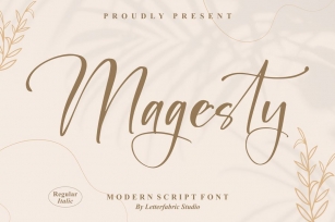 Magesty Modern Scipt Font Font Download