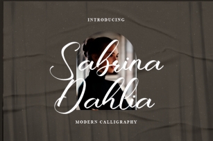 Sabrina Dahlia Font Download