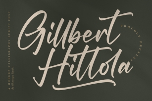 Gillbert Hittola Font Download