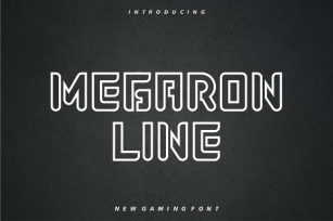 Megaron Line Font Download