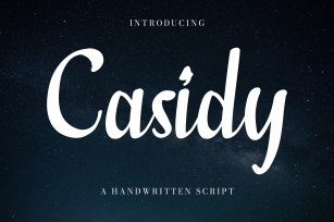 Casidy Font Download