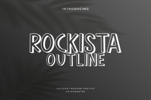 Rockista Outline Font Download