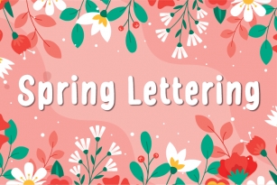 Spring Lettering Font Download