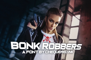 Bonk Robbers Font Download