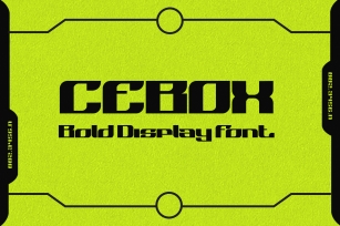 Cebox Font Download