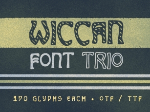 Wiccan Trio Font Download