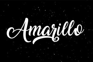 Amarillo Font Download
