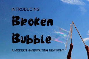 Broken Bubble Font Download