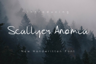 Scallyer Anomia Font Download