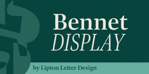 Bennet Display Font Download