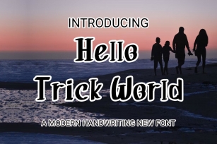 Hello Trick World Font Download