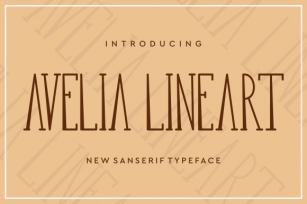Avelia Lineart Font Download