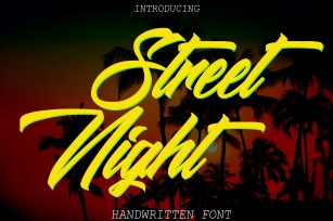 Street Night Font Download
