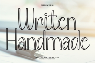 Writen Handmade Font Download