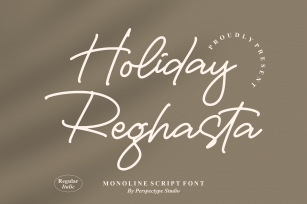 Holiday Reghasta Font Download