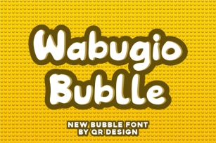 Wabugio Bublle Font Download