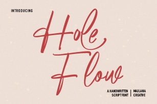 Hole Flow Font Download