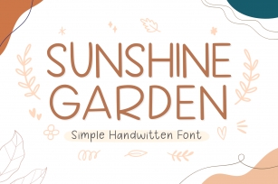 Sunshine Garden Font Download
