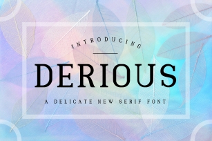 Derious Font Download