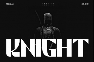 Knight | Display Regular + Oblique Font Download