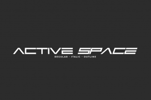 Active Space Font Download
