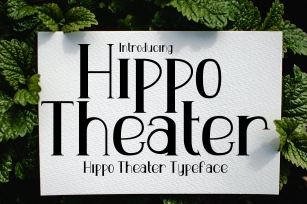 Hippo Theater Font Download