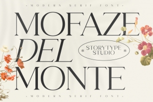 MOFAZE DEL MONTE Typeface Font Download