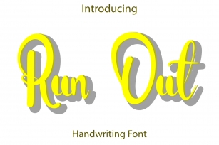 Run out Font Download