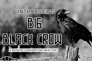 Big Black Crow Font Download