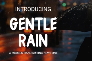 Gentle Rain Font Download