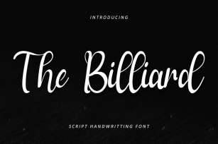The Billiard Font Download
