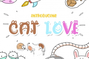 Cat Love Font Download