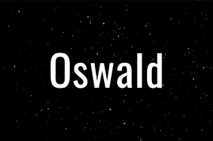 Oswald Font Download