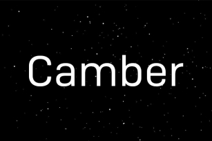 Camber Font Download