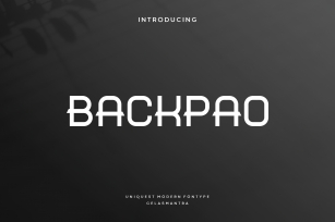 Backpao Font Download