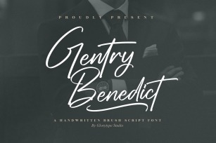 Gentry Benedict Font Download