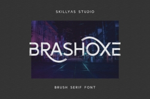 Brashoxe a Cool Display Font Font Download