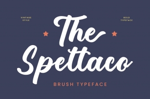 The Spettaco Font Download