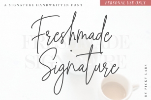 Freshmade Signature Font Download