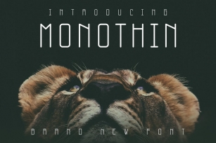 Monothin Font Download