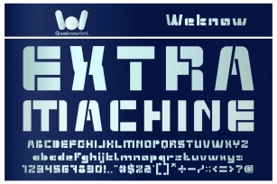 Extra Machine Font Download