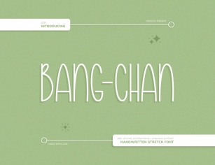 Bang Chan Modern Display Font Download
