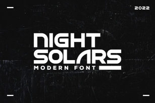 Night Solars Font Font Download