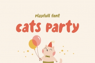 Cats Party Font Download