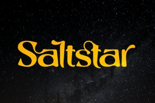 Saltstar - Elegant San Serif Font Font Download