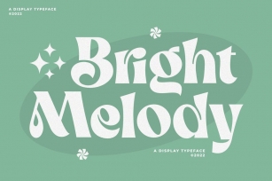 Bright Melody  Display Typeface Font Download