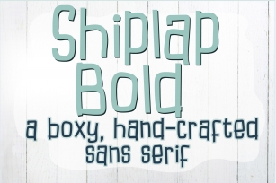 Shiplap Font Download