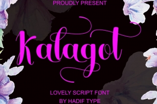 Kalagot Scipt Font Download