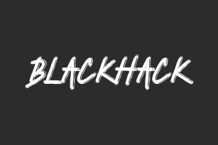 Blackhack Font Download