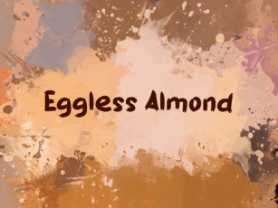 E Eggless Almond Font Download